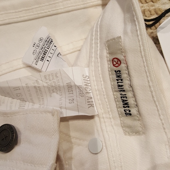 Nwt , Sinclair white skinny jean - Picture 4 of 4